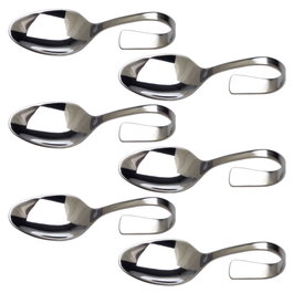 Herdmar Set de 6 Cucharas de Aperitivo de Acero Inoxidable